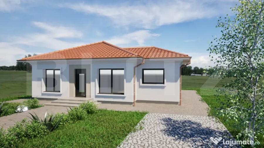 Casă cu 3 camere cu Teren 365 Mp în Micești