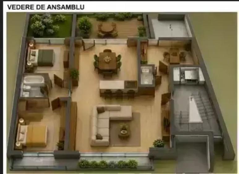 Apartament cu 4 camere decomandat în Dacia