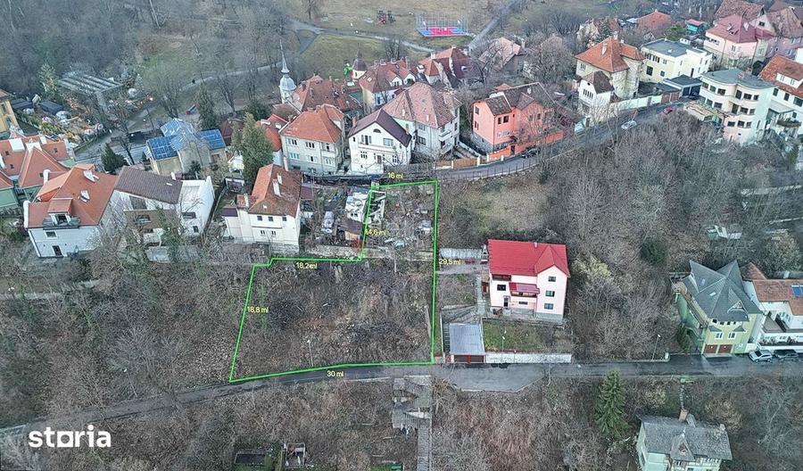 Teren de 729 mp, în Centrul Istoric