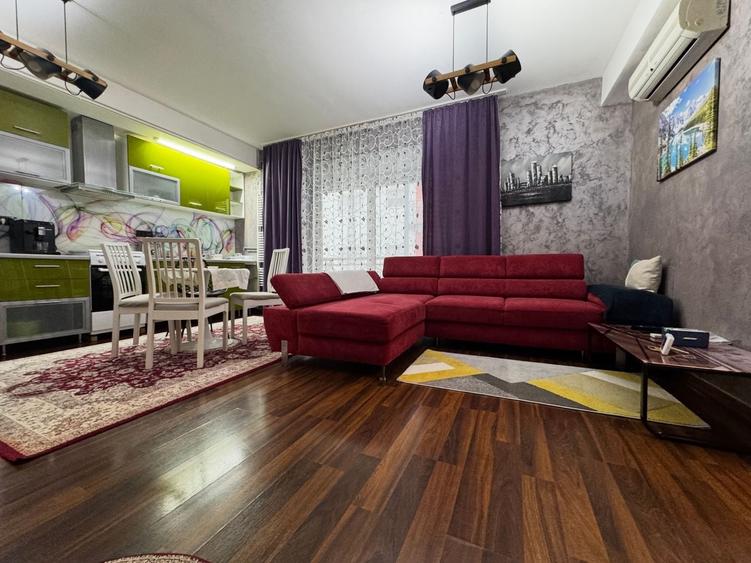 Apartament cu 2 camere semidecomandat, mobilat în Torontalului