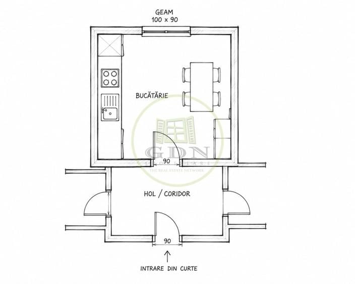 Casă individuală cu 3 camere cu Teren 465 Mp în Târnava