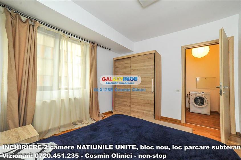 Apartament cu 2 camere decomandat, mobilat în Națiunile Unite