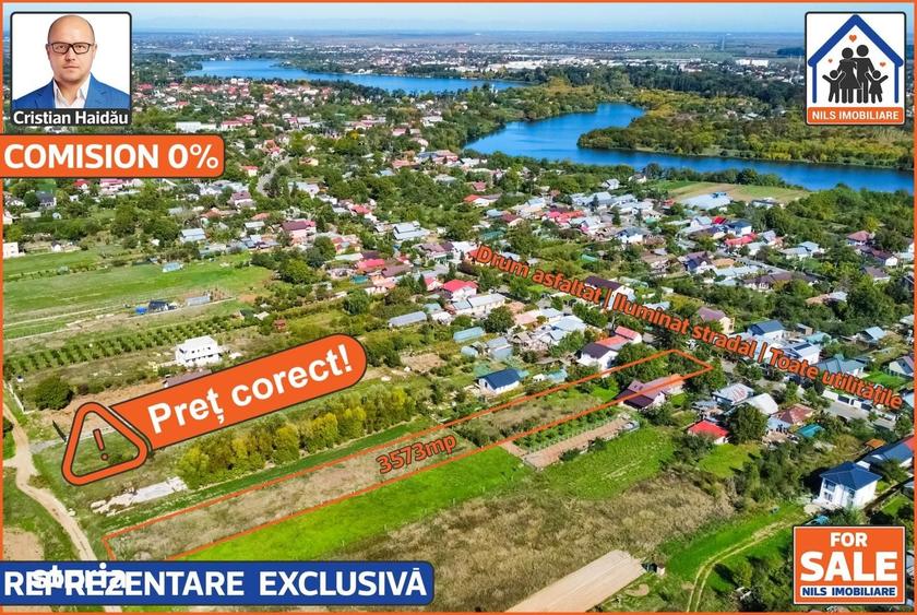 Teren intravilan | 3573mp | Toate utilitatile! | Buftea IF - 1