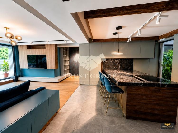 Apartament cu 4 camere semidecomandat, mobilat în Herăstrău