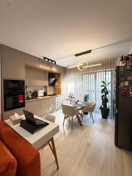 Apartament 2 camere Rond OMV Pipera, terasa 9mp, dressing si Parcare subterana dubla