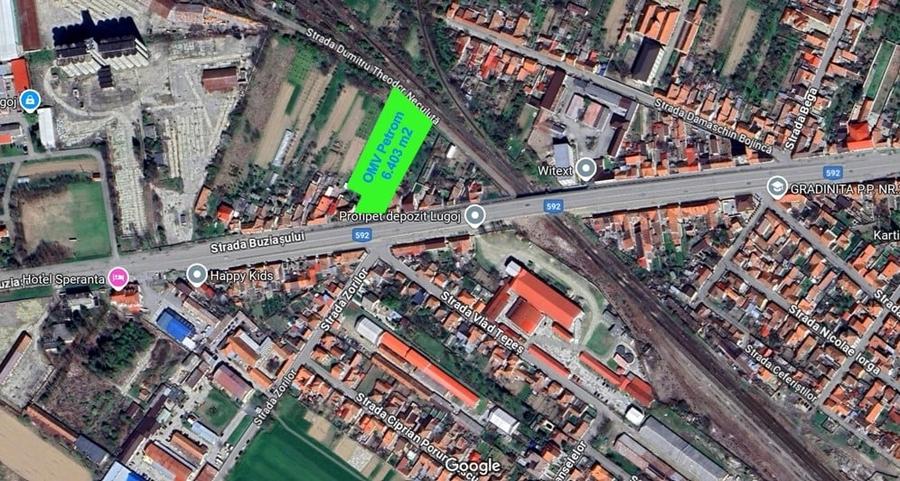Teren Construcții intravilan de 6403 mp, în Sud-Vest