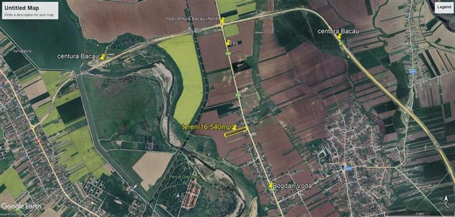Teren Construcții intravilan de 16540 mp, în Exterior Nord