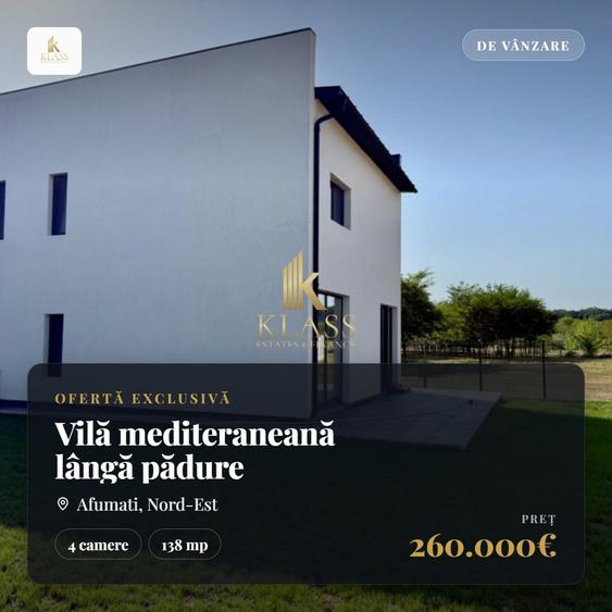 Casă individuală cu 4 camere cu Teren 434 Mp în Afumați
