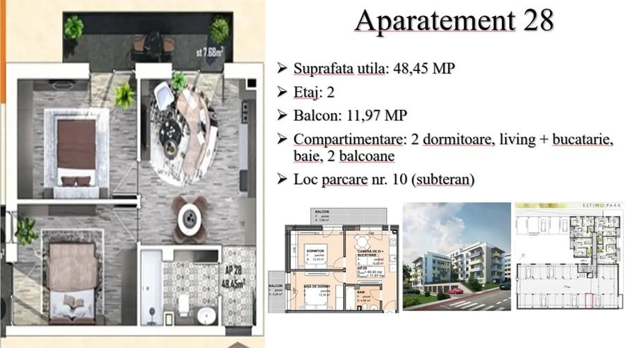 Apartament cu 3 camere decomandat în Central