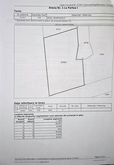 Teren de 760 mp, în Ciorogârla