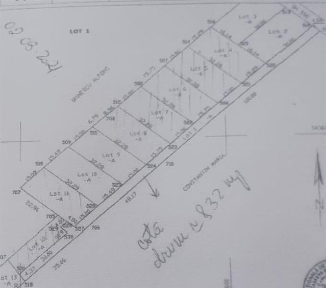 Teren Construcții intravilan de 3163 mp, în Crevedia