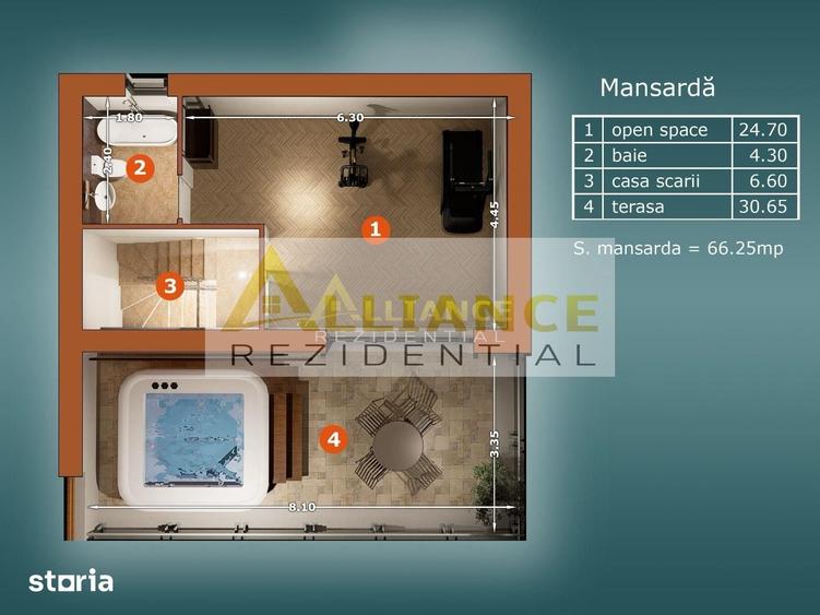 Casă cu 5 camere cu Teren 180 Mp în Central