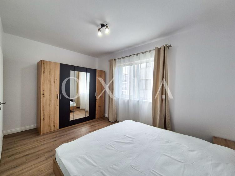 Apartament cu 2 camere semidecomandat, mobilat în Giroc