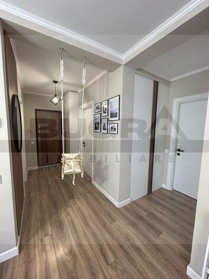 Apartament cu 3 camere decomandat, mobilat în Apahida