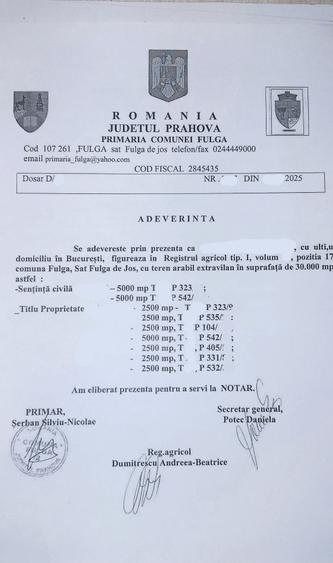Spațiu comercial, în Fulga
