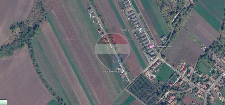 Teren Construcții intravilan de 592 mp, în Stupini