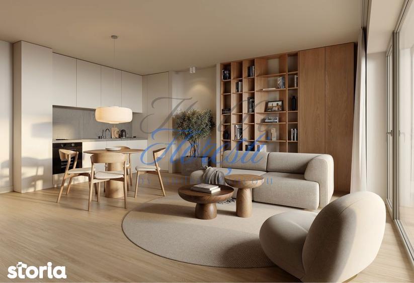 Apartament cu 2 camere semidecomandat, mobilat în Dâmbul Rotund