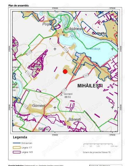 Teren de 580 mp, în Central