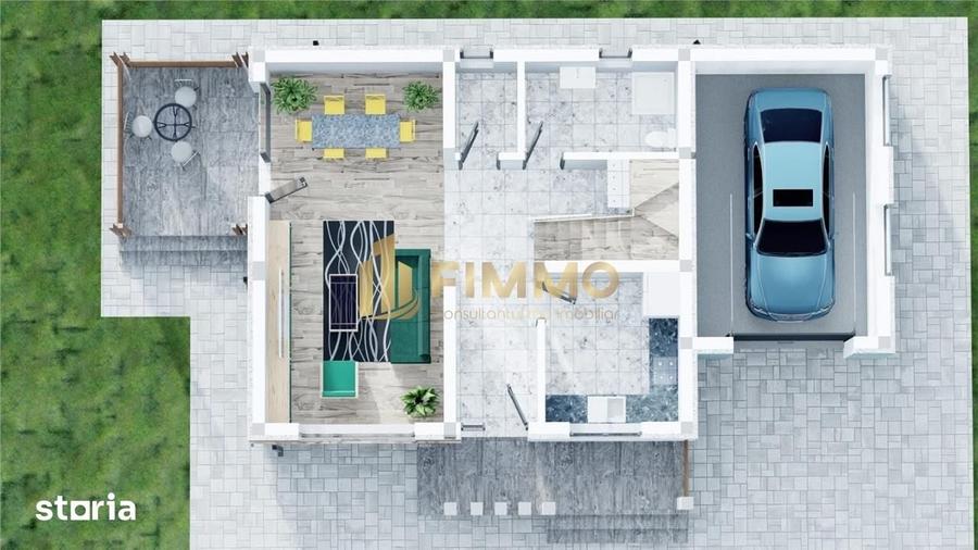 Casă cu 4 camere cu Teren 400 Mp în Șcheia