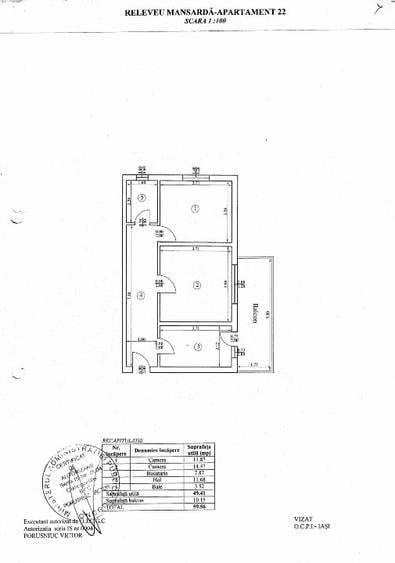 Apartament cu 2 camere decomandat, mobilat în Păcurari