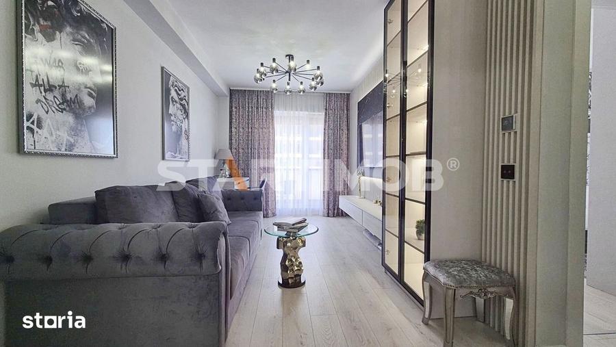 Apartament cu 2 camere, mobilat în Tractorul