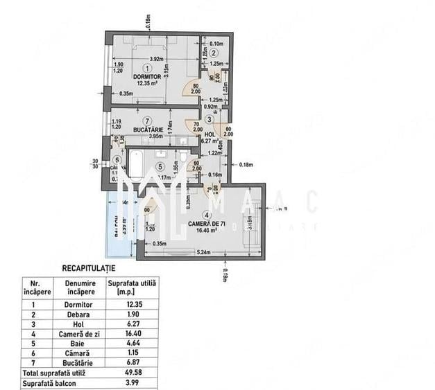 Apartament cu 2 camere decomandat în Ostroveni