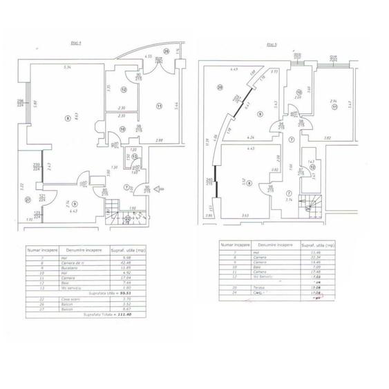 Apartament cu 4 camere decomandat în Primăverii