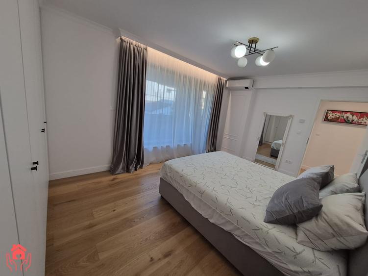 Apartament cu 3 camere semidecomandat, mobilat în Herăstrău