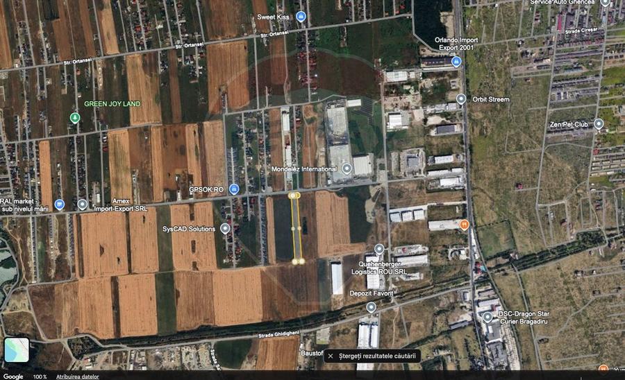 Teren agricol intravilan de 10555 mp, în Clinceni