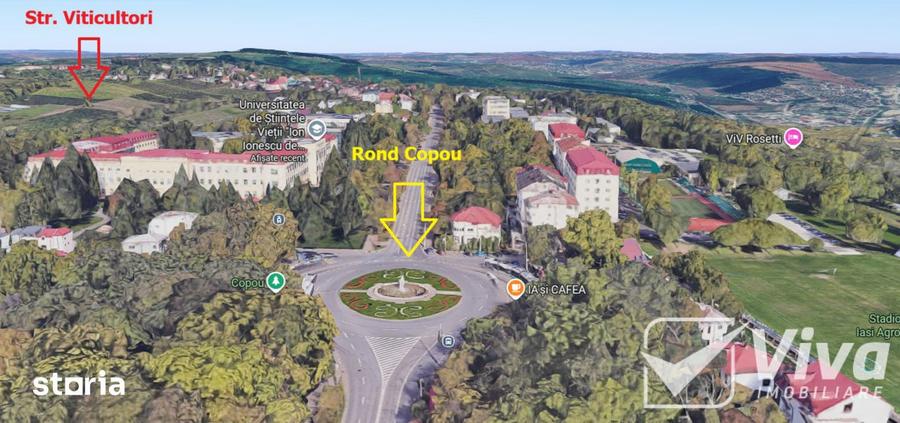 Apartament cu 2 camere decomandat, mobilat în Copou