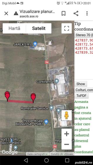 Teren de 6000 mp, în Aeroport