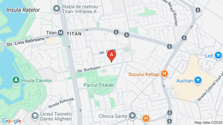 Apartament cu 2 camere decomandat în Titan