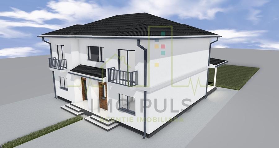 Duplex cu 4 camere cu Canalizare în Moșnița Veche