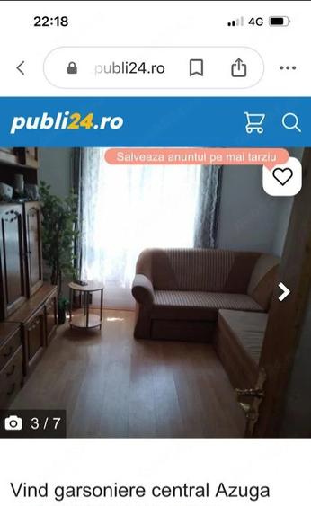 Garsonieră decomandată în Central