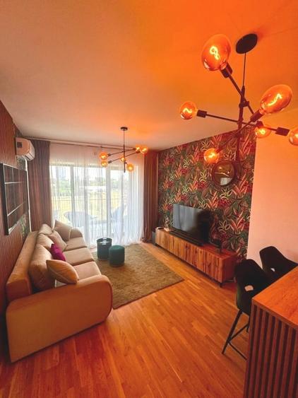 Apartament cu 2 camere semidecomandat, mobilat în Dămăroaia