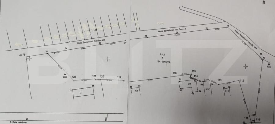 Teren agricol intravilan de 48574 mp, în Exterior Nord