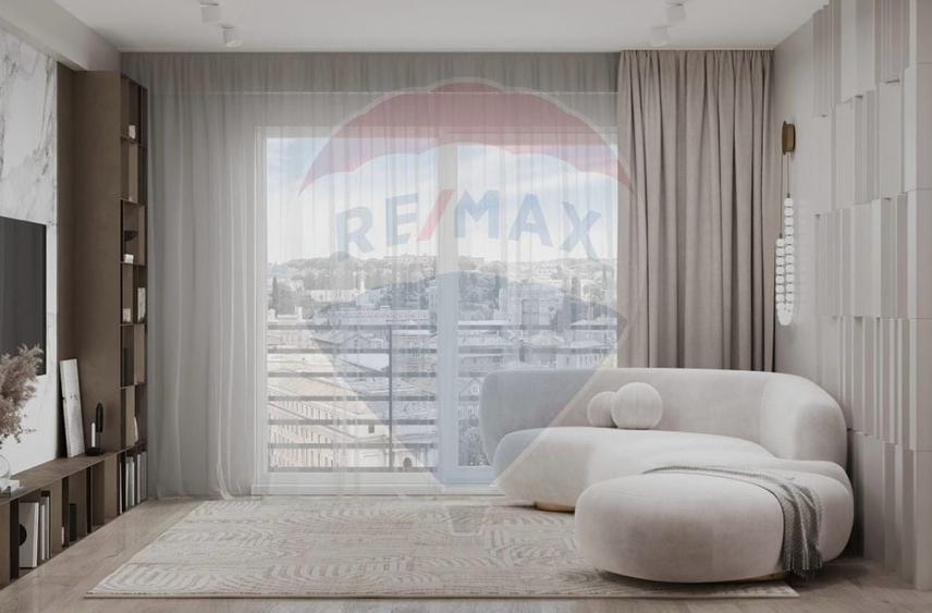 Apartament cu 2 camere semidecomandat în Central