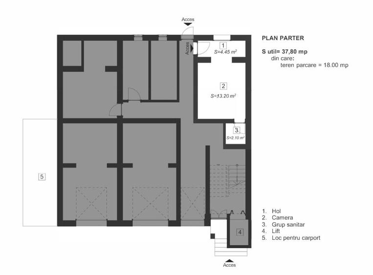 Apartament cu 4 camere decomandat în Complex Studențesc