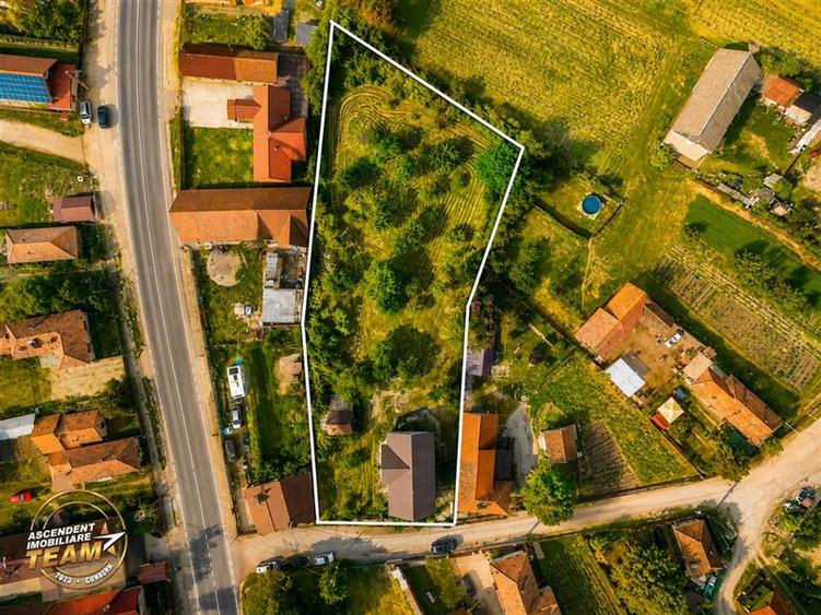 Teren Construcții intravilan de 2770 mp, în Sântionlunca