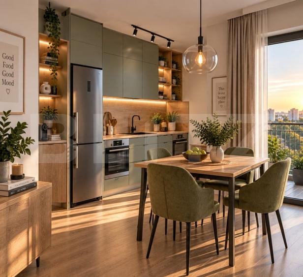 Apartament cu 2 camere decomandat în Lunca Cetățuii