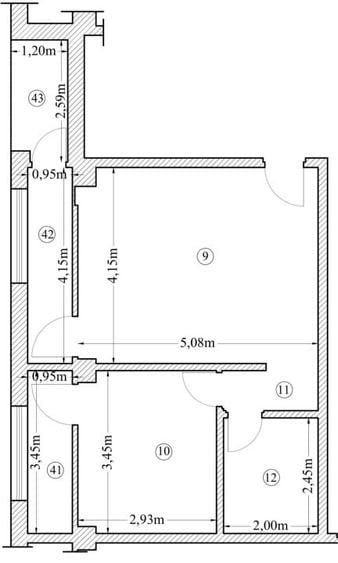 Apartament cu 2 camere decomandat în Preajba