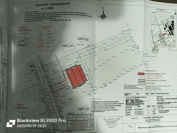 Spațiu comercial, de 4,650 mp, în Florești