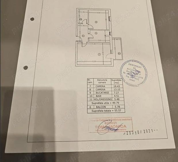 Apartament 2 camere 55mp,decomandat + parcare acoperita,Theodor Pallady 130.000 - 2
