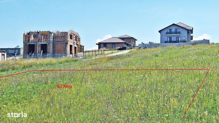 Teren curti constructii 627mp la intrare in Bod dinspre Sanpetru - 1