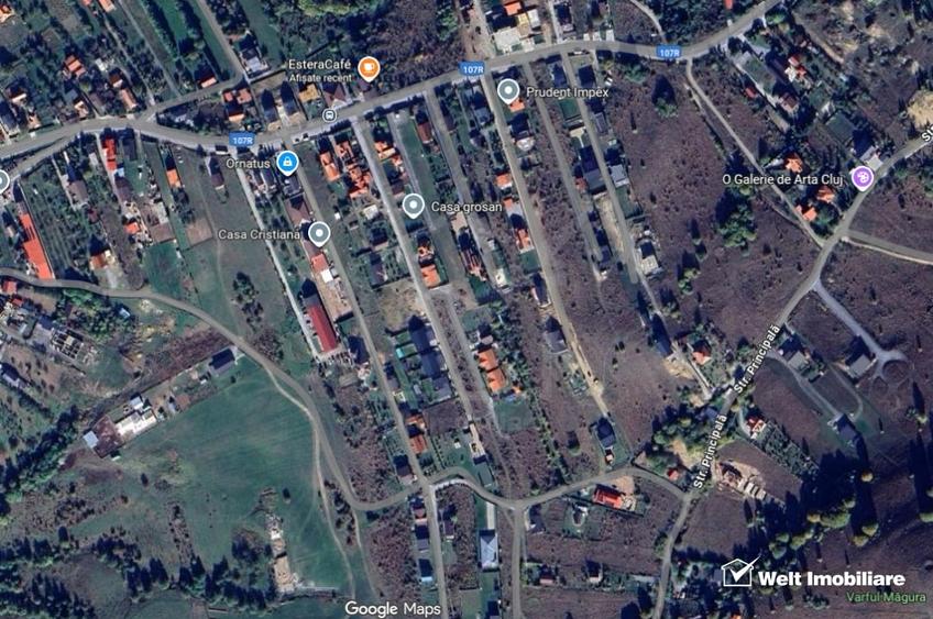 Teren Construcții extravilan de 4495 mp, în Sălicea