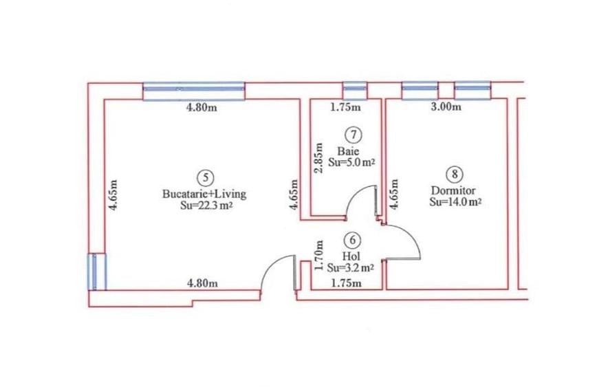 Apartament 2 camere- mobilat si utilat- loc de parcare inclus-Giroc Neptun - 3