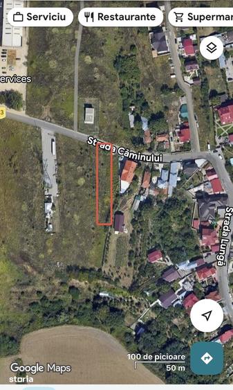 Teren de 375 mp, în Glina