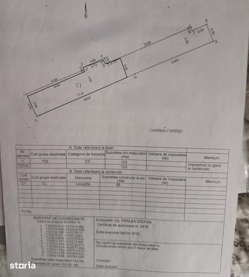 Casă cu 3 camere cu Teren 123 Mp în Călărași