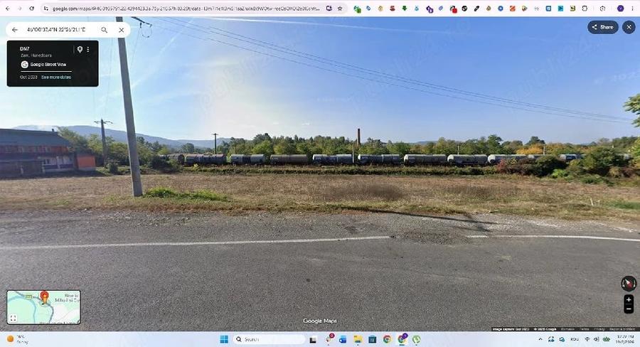 Teren de 5500 mp, în Central
