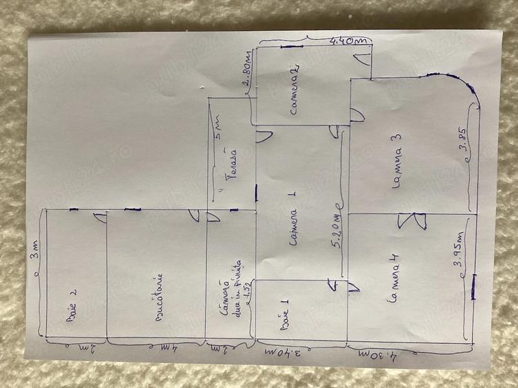 Casă cu 4 camere cu Teren 483 Mp în Zimandu Nou